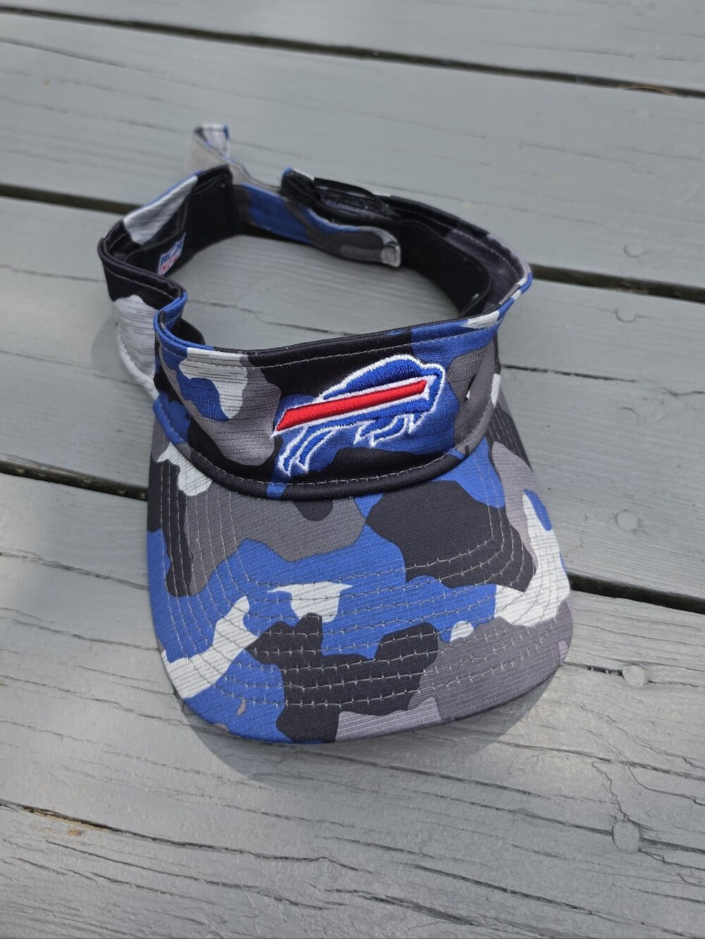 Buffalo Bills New Era NFL Camo Training Camp Visor